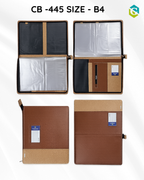 Leather B4 Size Executive Chain Bag Document Folder - CB 445