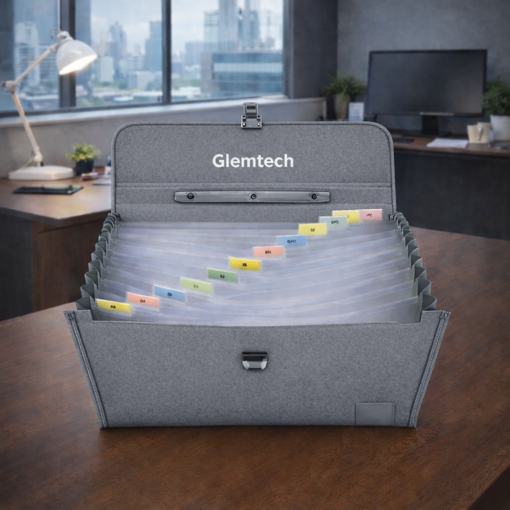 Expandable PP File Folder (13 Pocket) with Handle