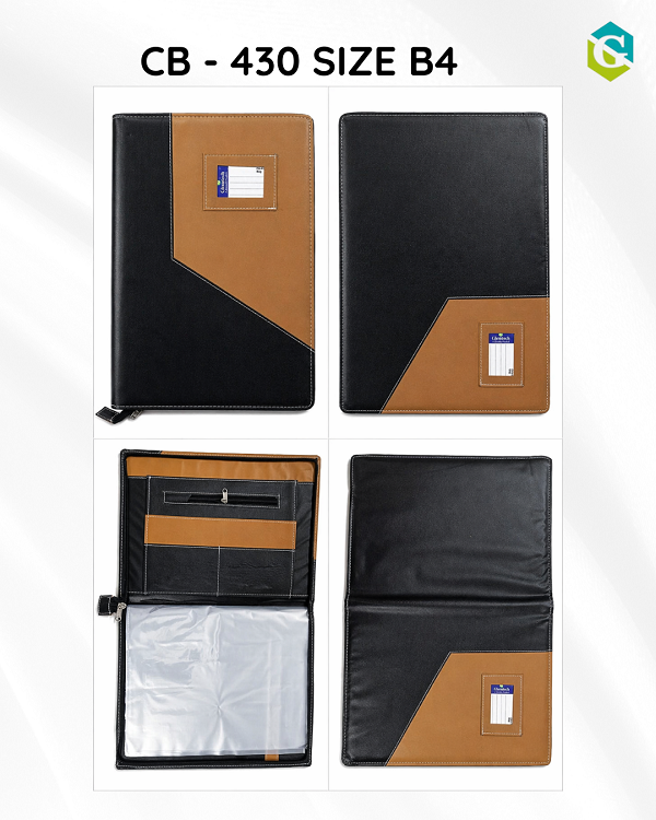 CB-430 Chain Bag Leather Material Executive Folders