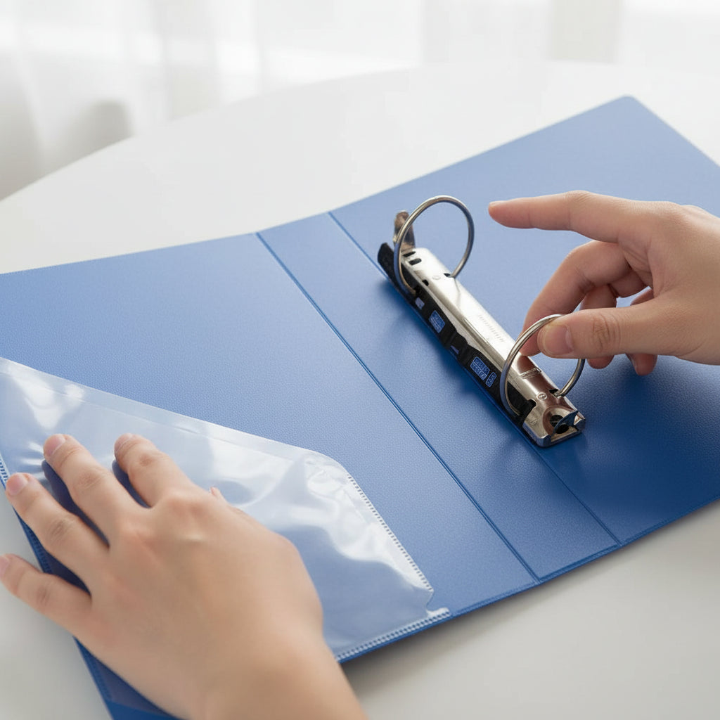 Transparent Plastic Report File Clip Folder A4 Size