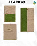 Best Quality Jute File Folder with Chain Closure | Durable Jute Document Organizer