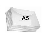 Transparent A5 Size Plastic File Folder - Best Document Organizer