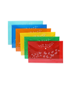 Plastic Folder Single Pocket A4 Size Opaque Butterfly Print Document Organizer