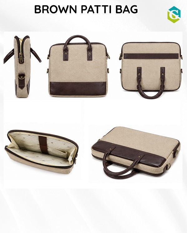 Executive Jute Chain Bag Folder for Laptop & Document