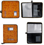 Premium Executive Leather Chain Document Folder FS Size | Slim Office Portfolio, CB - 201