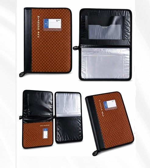 Professional Leather Chain Folder B4 Size | Office Document Holder with Chain - CB 208