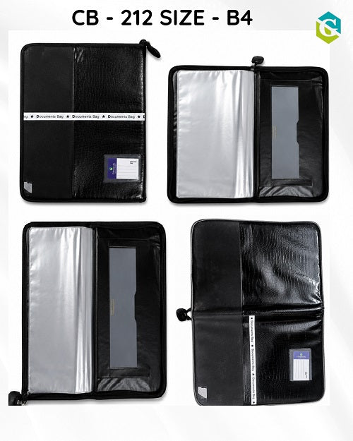 Leather Chain Folder B4 Size for Certificates & Documents | Executive File Case - CB 212