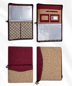 Multipurpose Leatherette B4 Size Chain Bag Document Folders - CB JIND