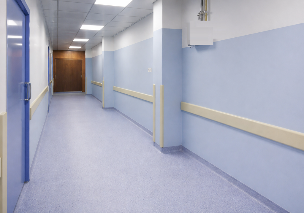 PVC Wall Guard 2mm Thick White Waterproof Hospital Wall Protector