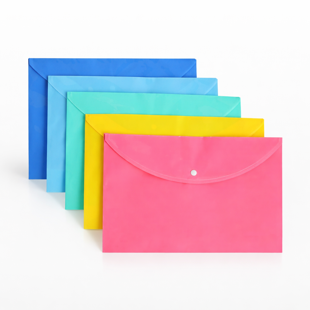 Solid Opaque Folder A4 Size with Single Pocket - Office Document Organizer