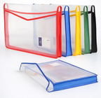 A3 Size Transparent Conference Folder (Gote Bag)  Durable Office School Use