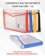 Transparent Deluxe Conference Folder Large Size