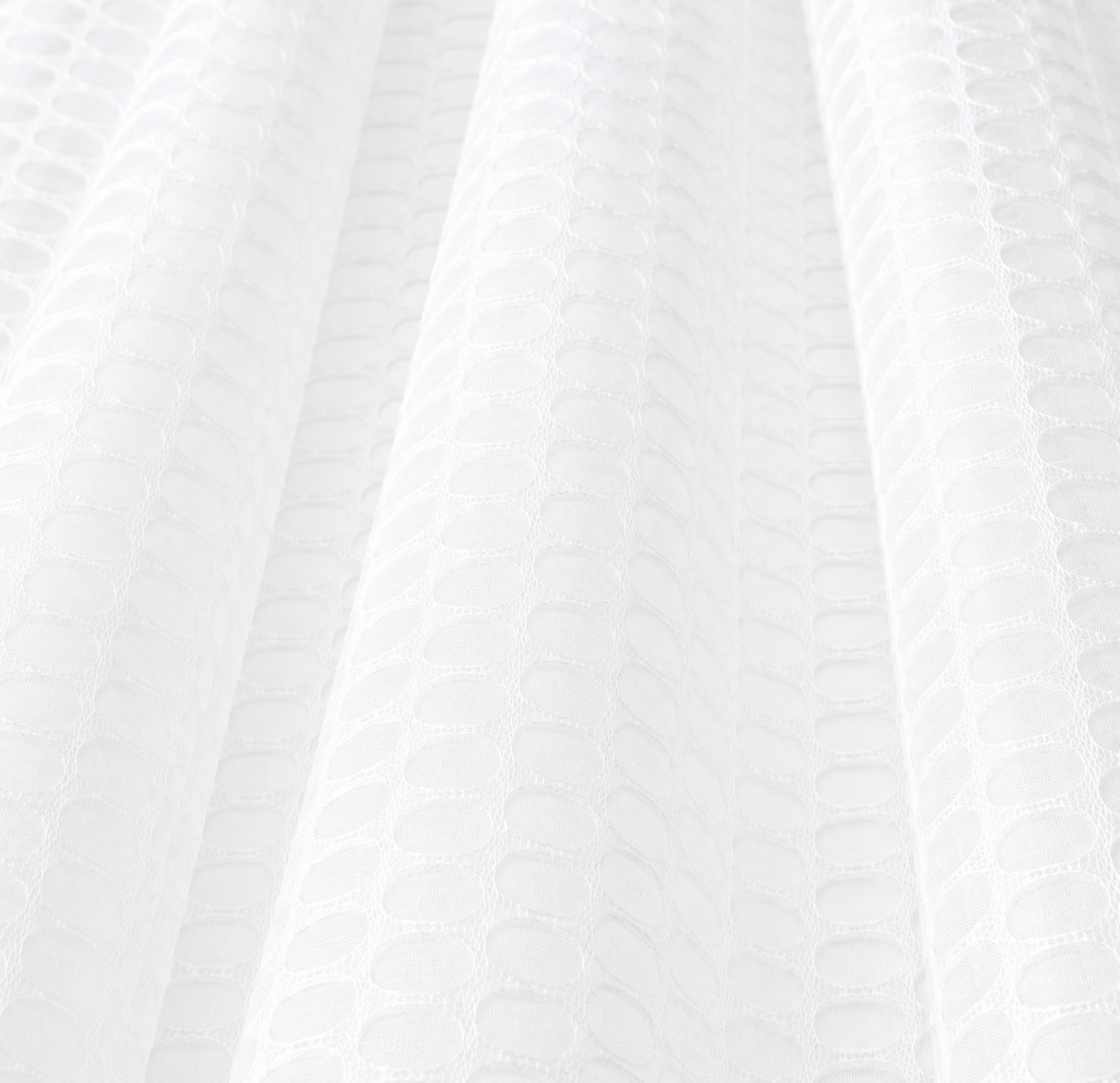 Polyester Net for Hospital Curtains - White Color
