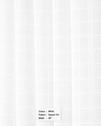 Polyester Net for Hospital Curtains - White Color