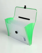 Premium Expandable Folder 13 Pocket Transparent - A4 Size Document Organizer