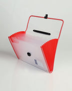 Premium Expandable Folder 13 Pocket Transparent - A4 Size Document Organizer
