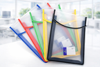 Transparent Top Open Conference Folder A4 Size Document Organizer