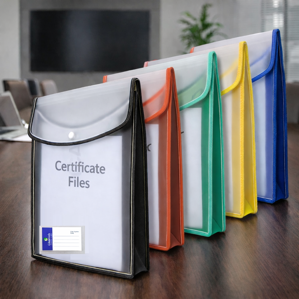 Transparent Top Open Conference Folder A4 Size Document Organizer