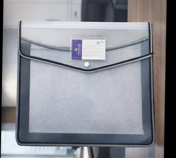 Deluxe Conference Bag Folder with Double Pocket and Durable Material