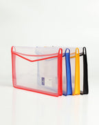 A3 Size Transparent Conference Folder (Gote Bag)  Durable Office School Use
