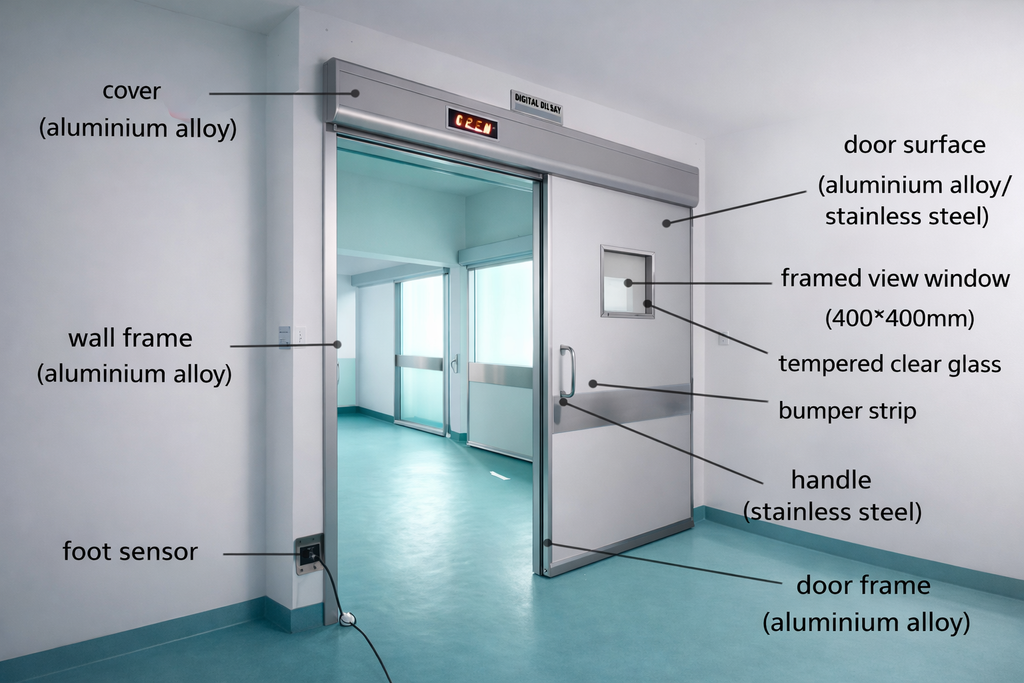 Premium Automatic OT Doors - Hygienic Solutions