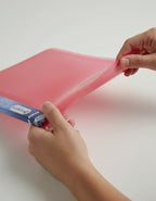 Transparent Plastic Report File Clip Folder A4 Size