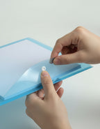 Transparent Plastic Files Folders A4 Size - Office, School & Home Use