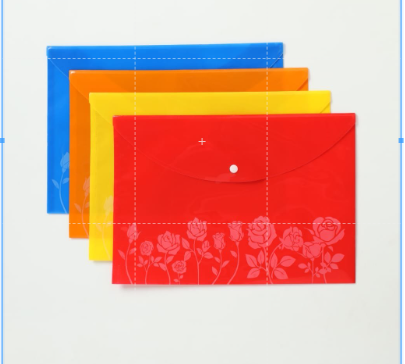 Opaque My Clear Bag Folders A4/Legal Size with Rose Print