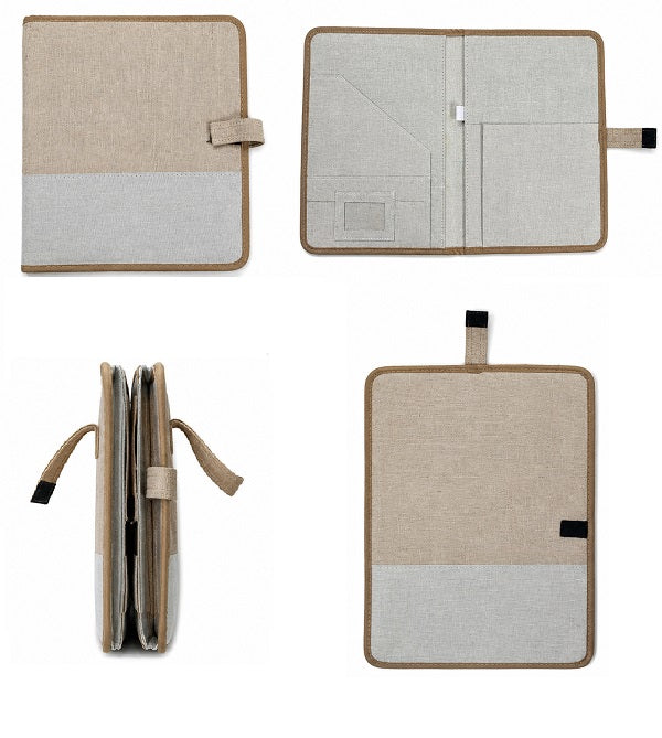 Premium Pasting Puppy Jute Folder for Professional Document Management