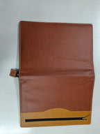 Genuine Leather Chain Portfolio Folder (Pack of 1) – Secure Executive Document Holder
