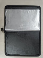 Foolscap Leather Chair Office File Folder (Pack of 1) | Customized Document Organizer with Zipper CB - 208