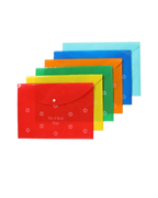 Single Pocket Folder A4 Size Flower Print - Document Organizer
