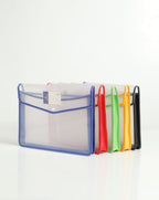 Matte Finish Plastic Conference Folder A4 Size Transparent Document Organizer