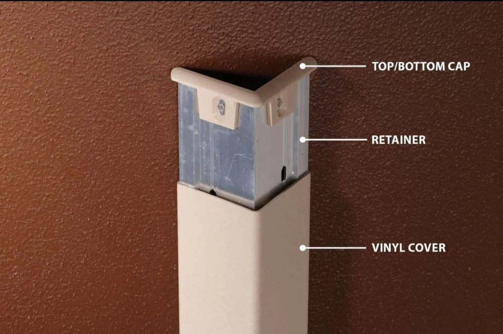 PVC Corner Guard 2 Inch Size White Heavy Duty Wall Protector