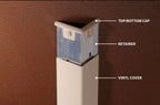 PVC Corner Guard 2 Inch Size White Heavy Duty Wall Protector