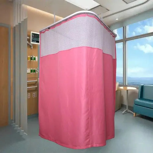 Hospital Cotton Selfline Curtains Assorted Colors  - Size 4x7