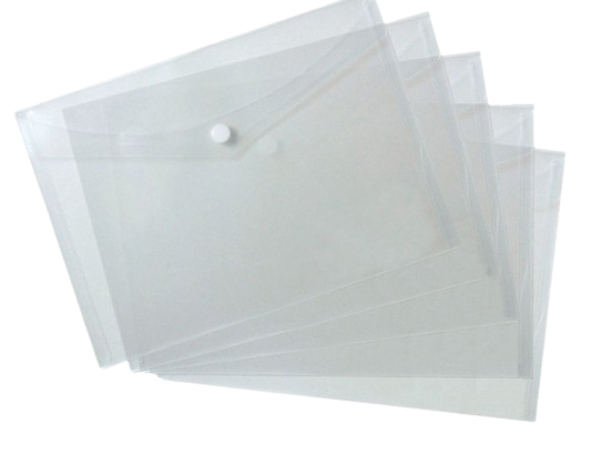 Transparent A5 Size Plastic File Folder - Best Document Organizer