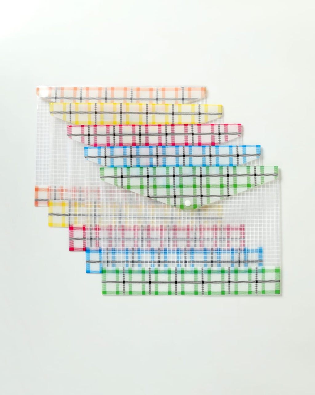 My Clear Bag (MCB 20-20) Folders with Check Print