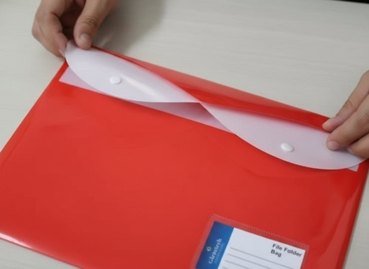 Double Pocket My Clear Bag  PP File Folders A4 Size
